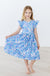 Shimmer & Shine Flutter Sleeve Twirl Dress