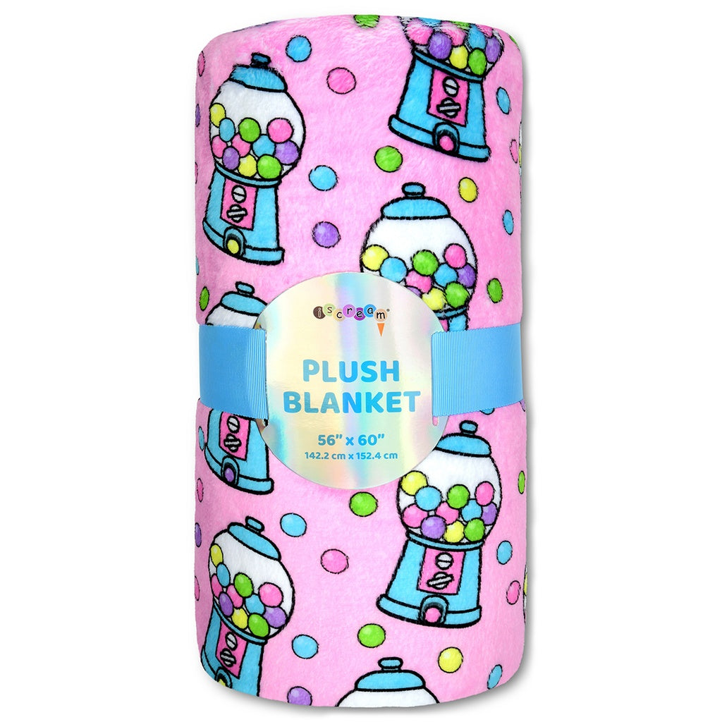 Bubble Gum Fun Plush Blanket