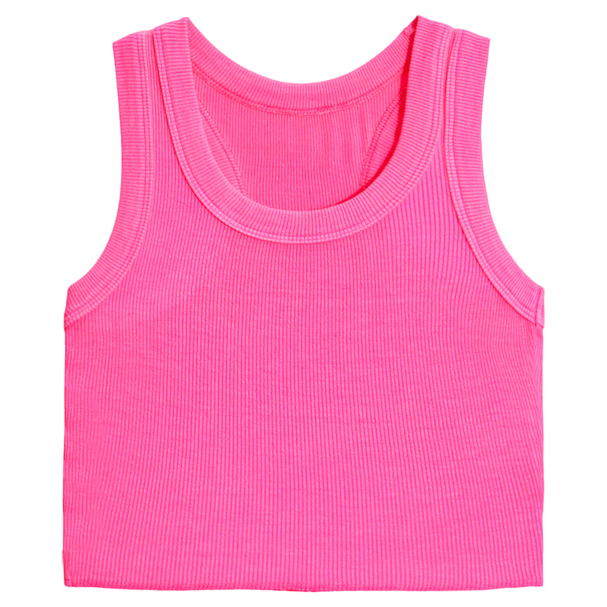 Smocked Tank Top Barbie Pink