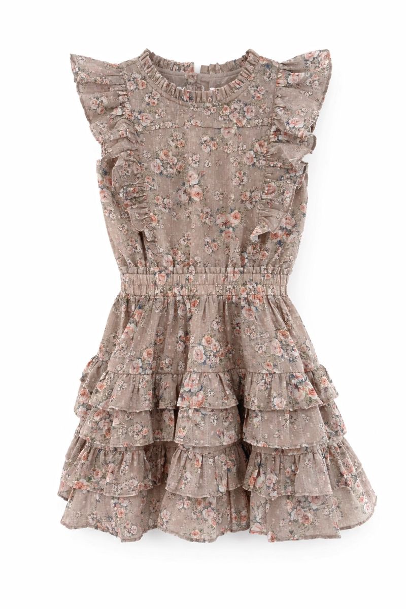 SUMMER LOVING GUSTAVIA -DRESS-PETAL T AUPE