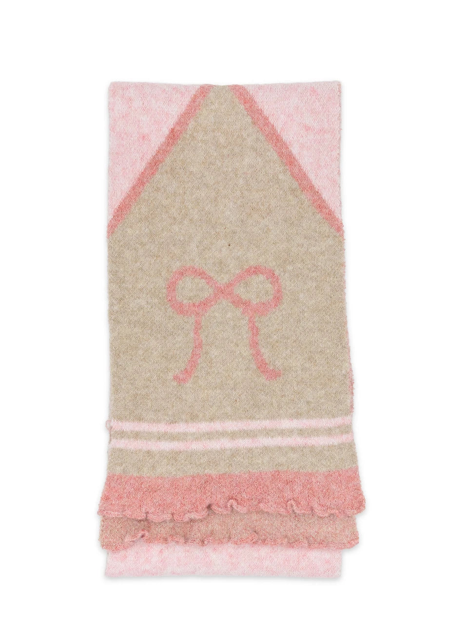 Pink Bow Scarf
