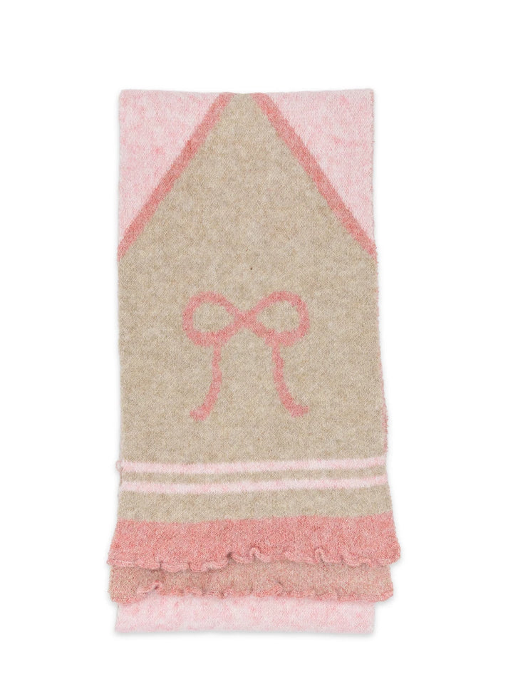 Pink Bow Scarf