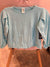 Mineral Washed Oversized Top Aqua