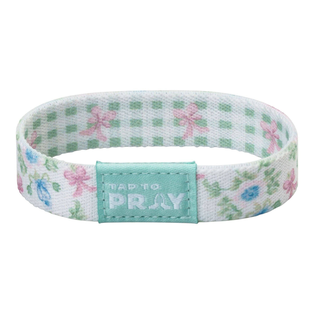 Tap To Pray® Wristband – Flower Basket: Extra Small