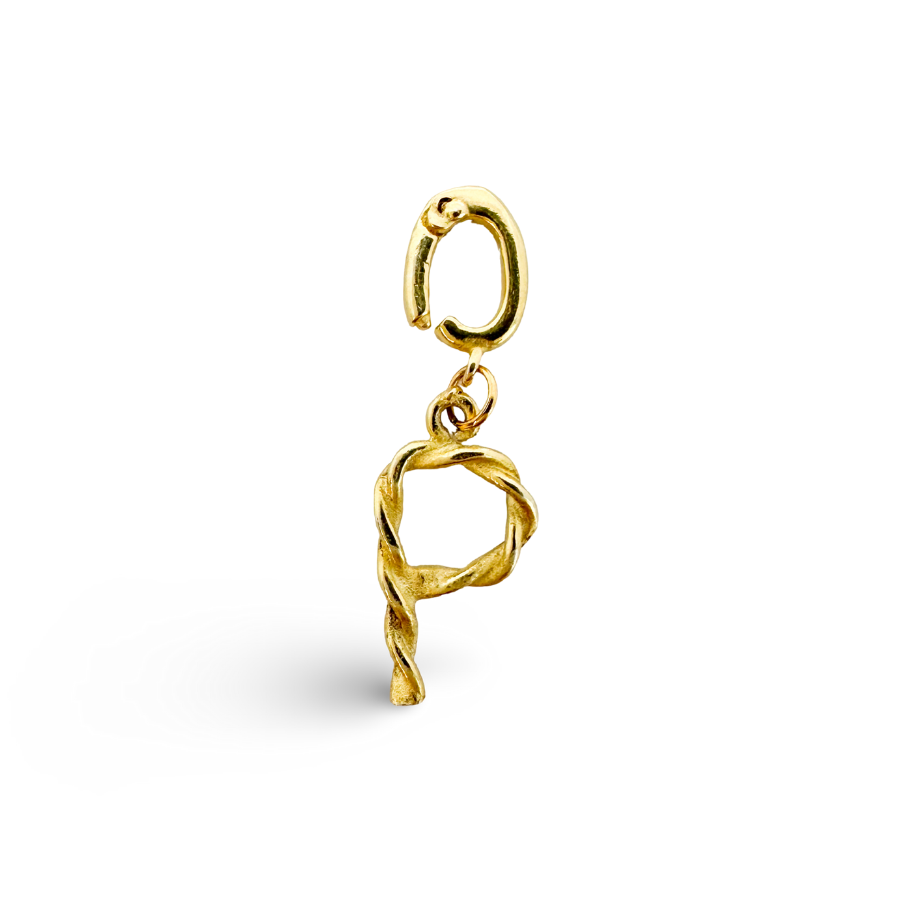 Alphabet Classic Gold Charms: B