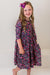 Flower Farm 3/4 Sleeve Pocket Twirl Dress