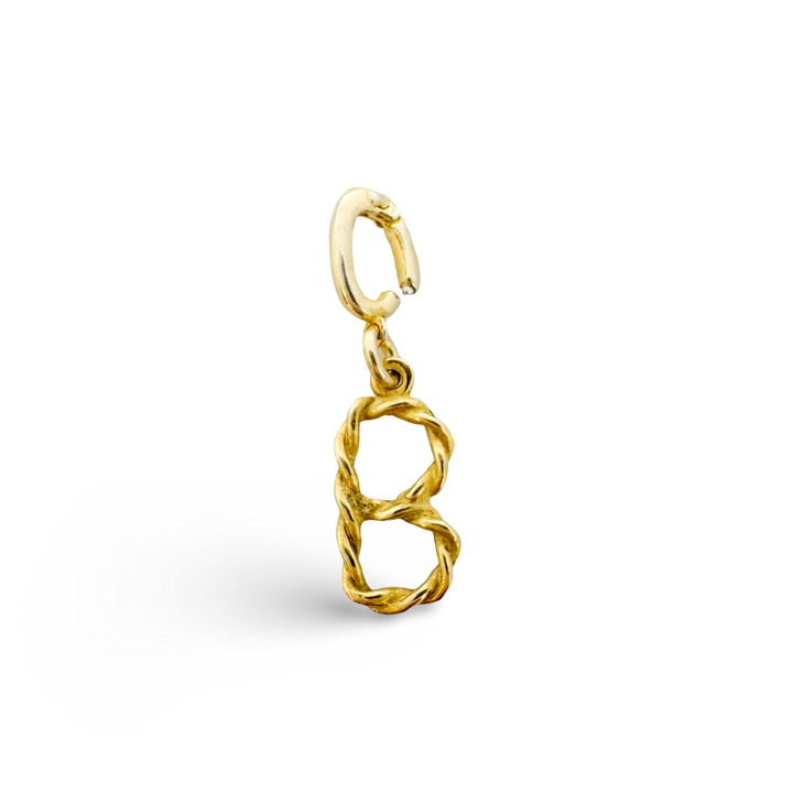 Alphabet Classic Gold Charms: B