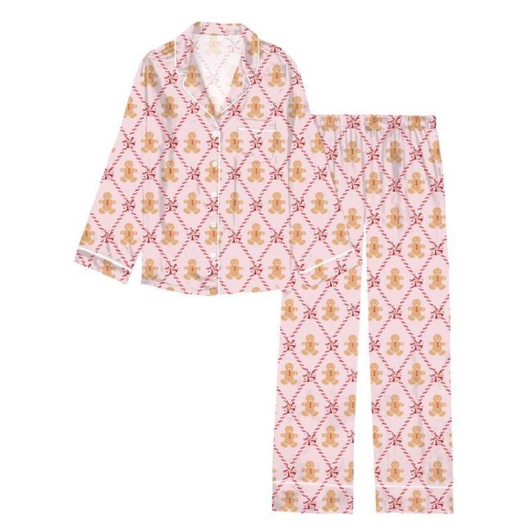 Kids Way to My Heart Silky Satin Pajama Long Sleeve