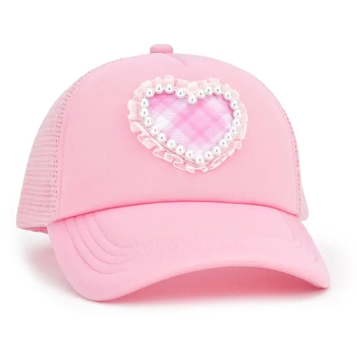 Pearl Heart Trucker Hat