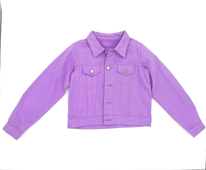 Mardi Gras Mirrorball Denim Jacket