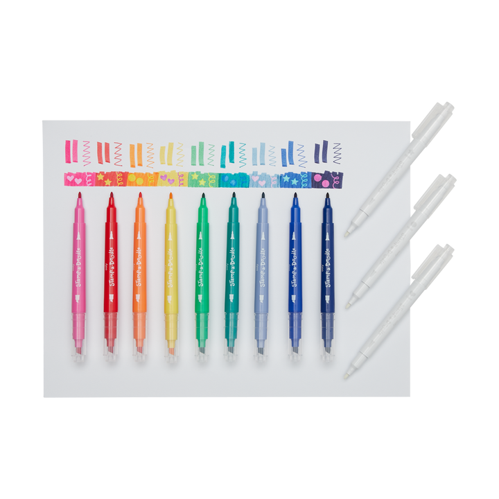 Stamp-A-Doodle Double-Ended Markers