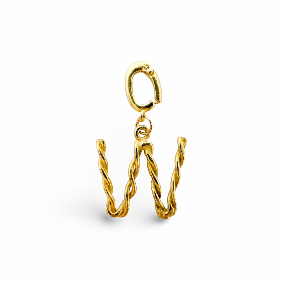 Alphabet Classic Gold Charms: B