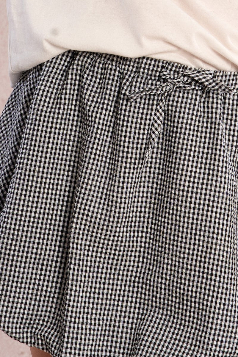 Black Girls Woven Skirt