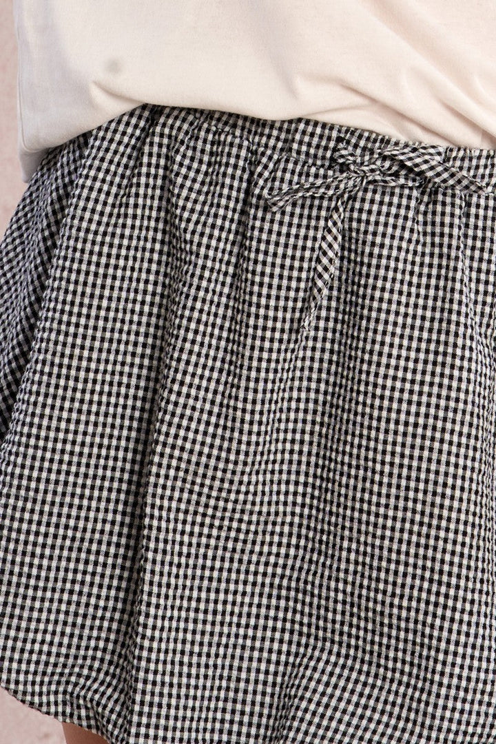 Black Girls Woven Skirt