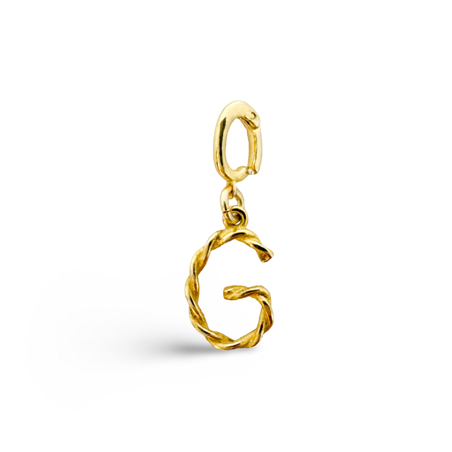 Alphabet Classic Gold Charms: B