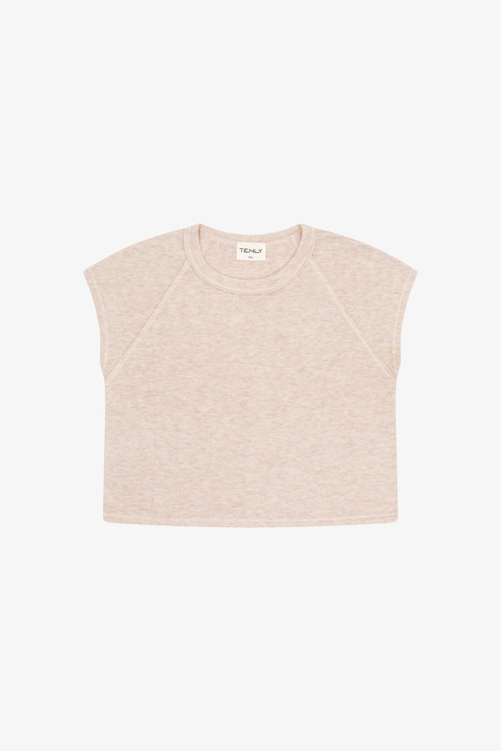 Latte Hacci Jersey Sleeveless Raglan Tee