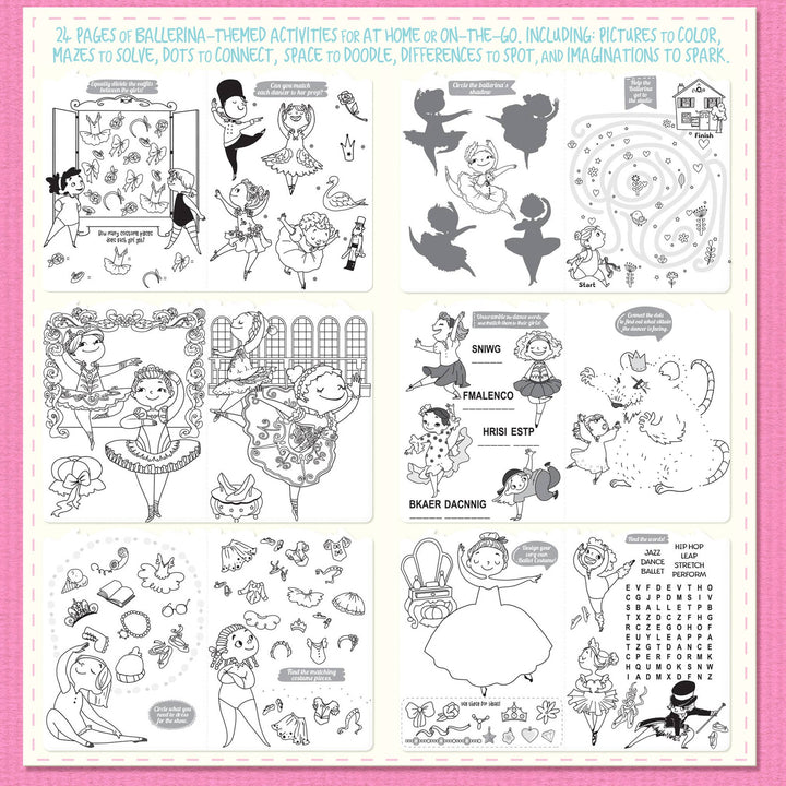 Ballet Nail Stickers and Activity Book Gift Pack