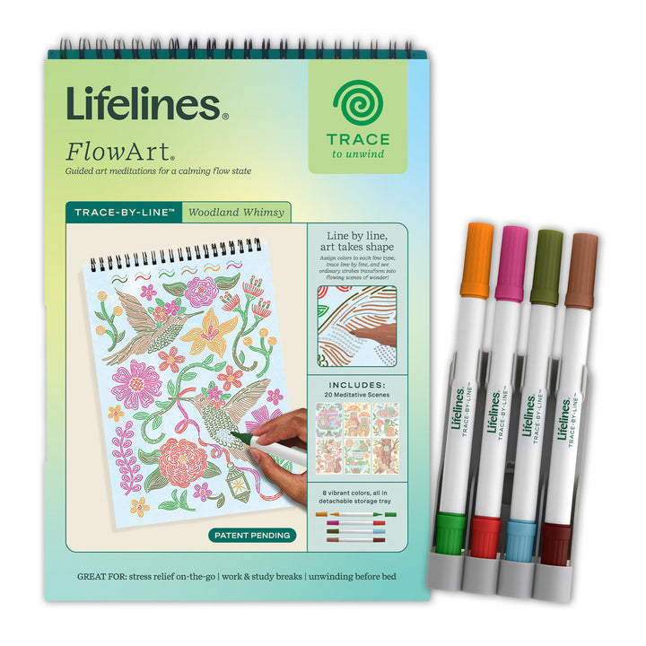 FlowArt: Trace-By-Line, Woodland Whimsy