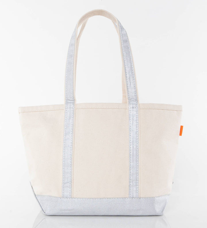 Medium Metallics Classic Tote: Rose Gold