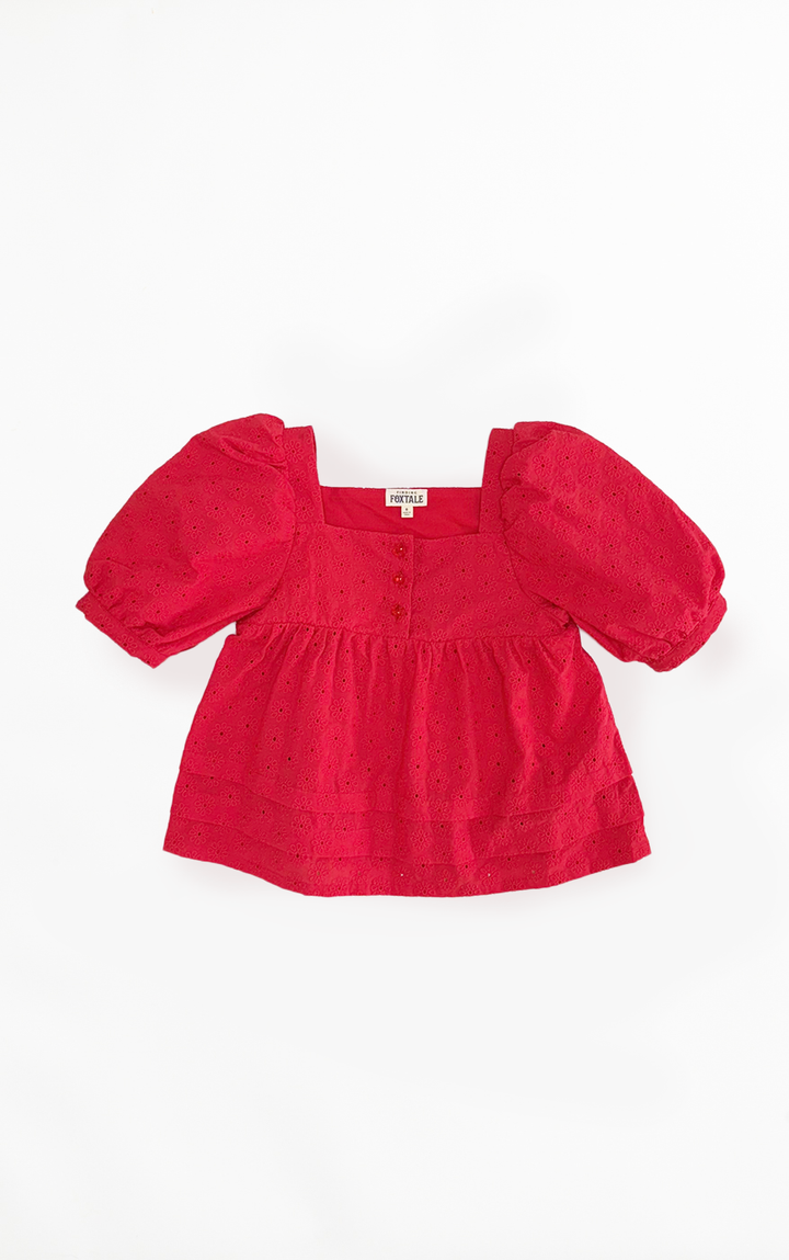 Strawberry Fields Top: Strawberry Red