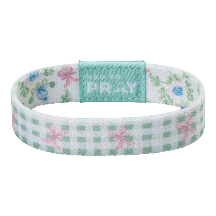 Tap To Pray® Wristband – Flower Basket: Medium