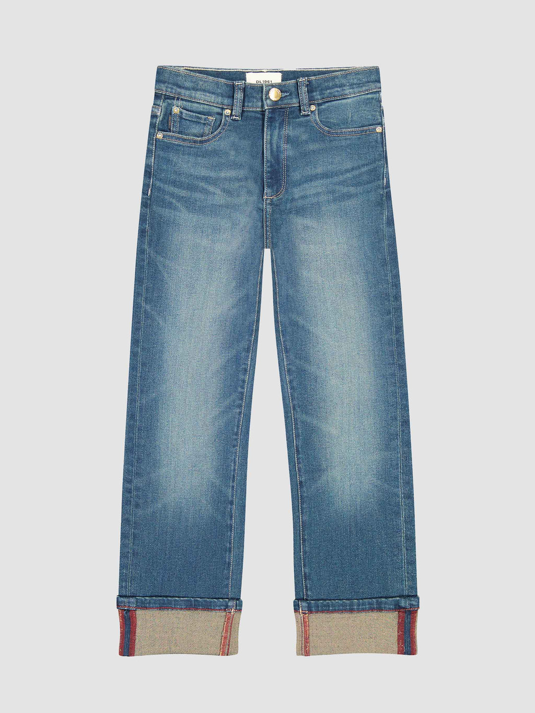 Emie Straight Leg Jeans in Coastline