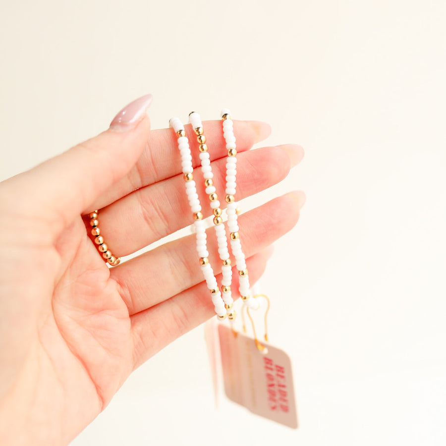 White Sprinkle Bracelet