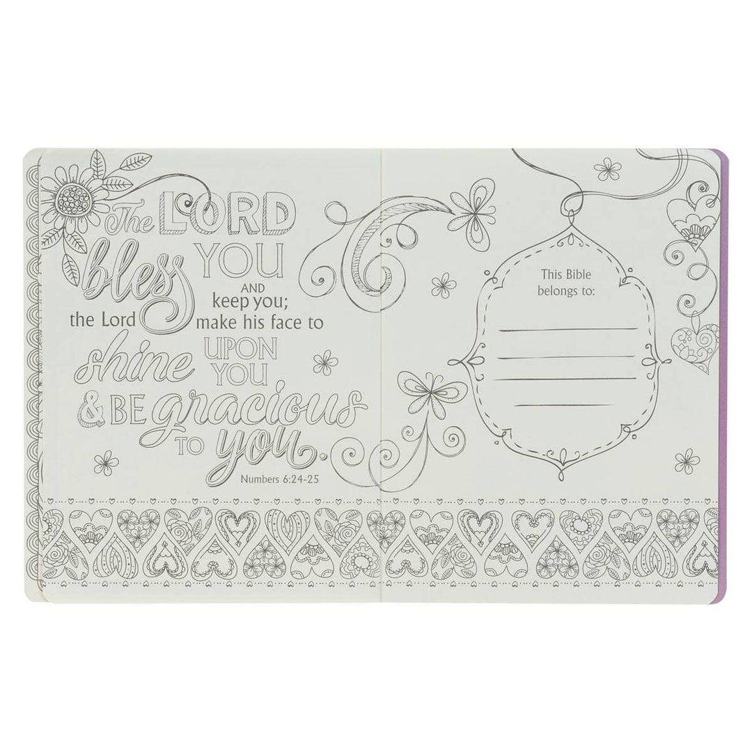 ESV My Creative Bible for Girls Softcover, Pink Floral