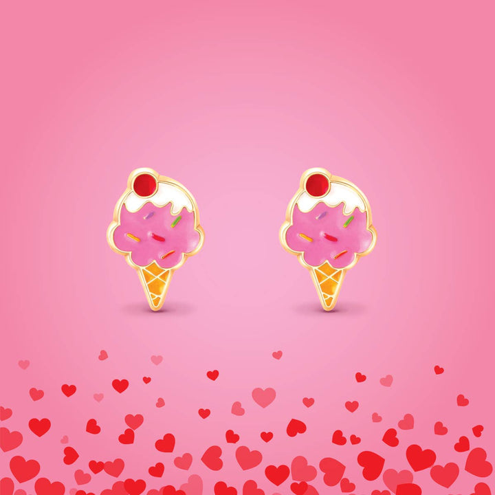 Ice Cream Dream | Cutie Stud Earrings | Hypoallergenic