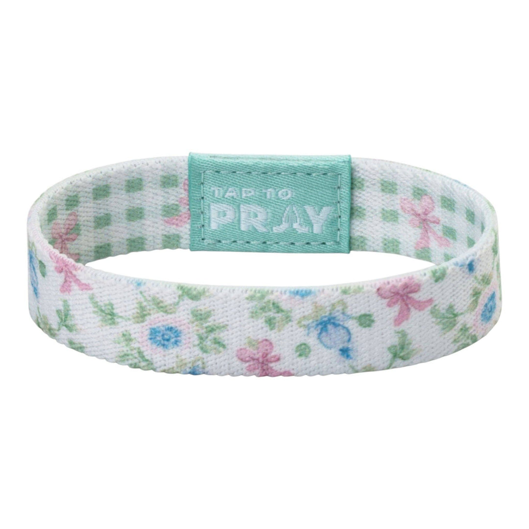 Tap To Pray® Wristband – Flower Basket: Medium