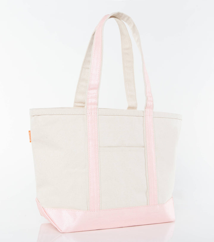 Medium Metallics Classic Tote: Rose Gold