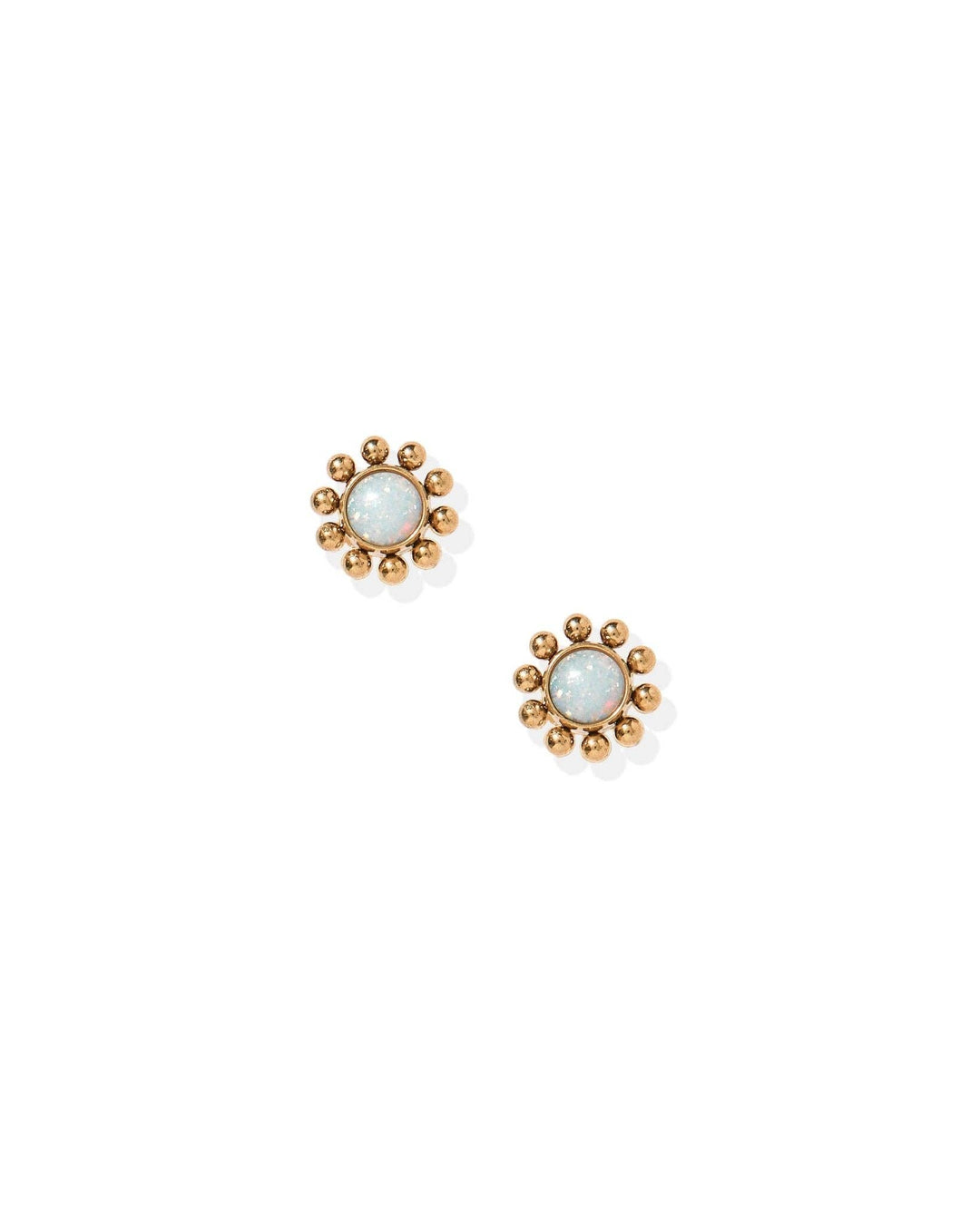 Screwback Stud Earrings - Serena Opal