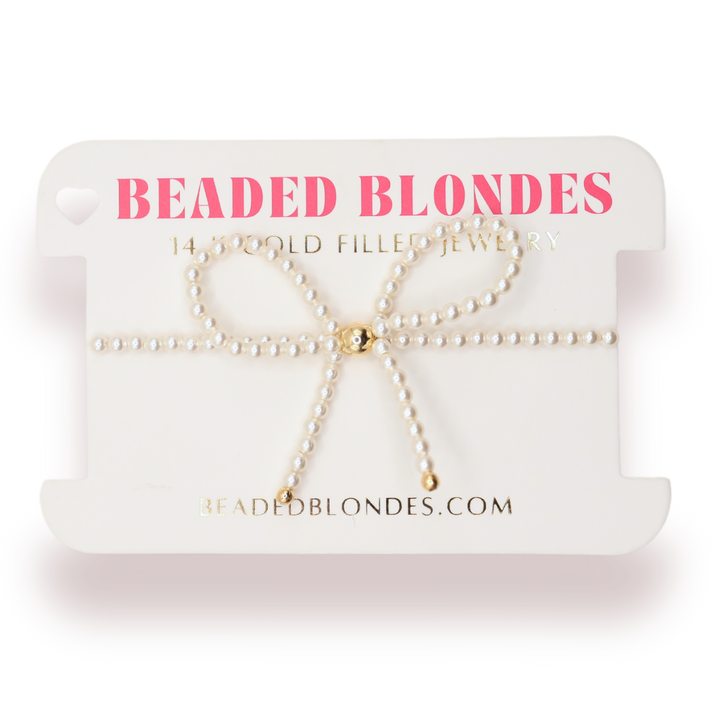 Pearl Bow Bracelet