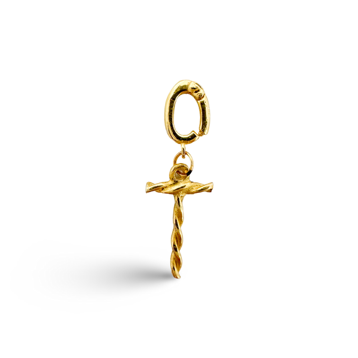 Alphabet Classic Gold Charms: K