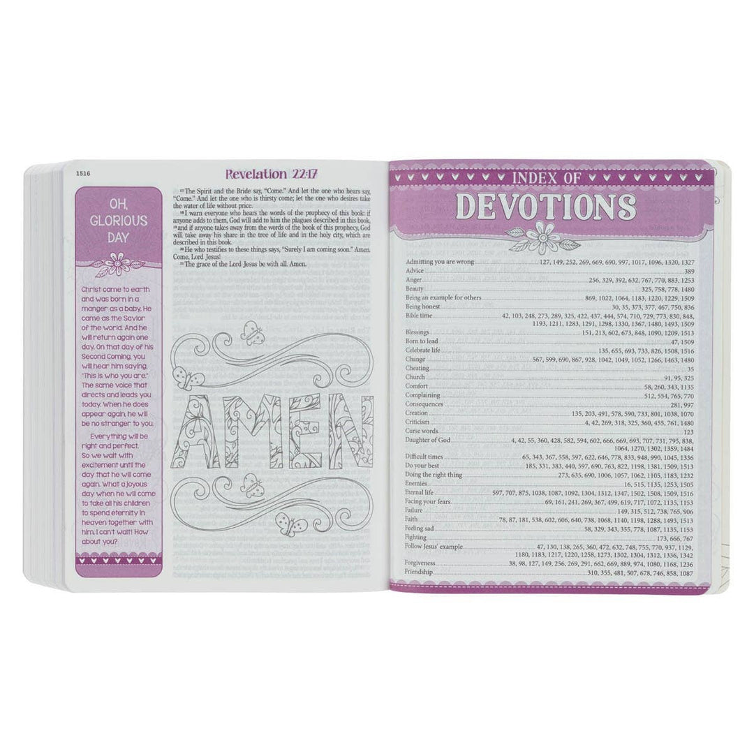 ESV My Creative Bible for Girls Softcover, Pink Floral