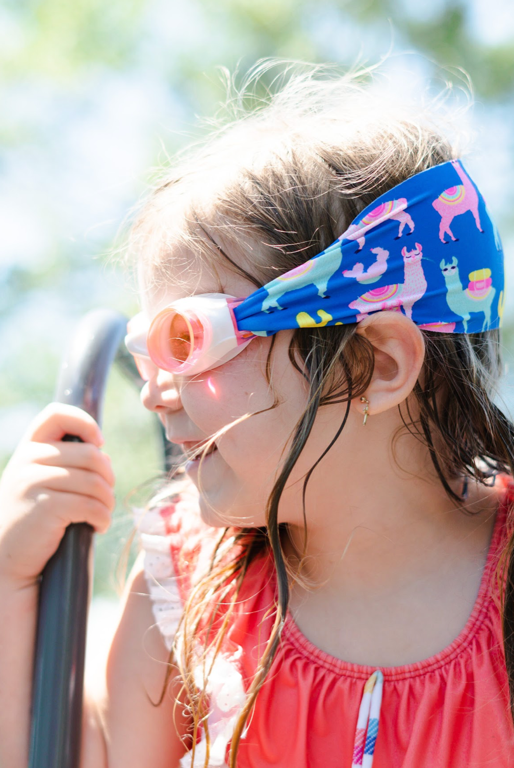 Llama Fiesta Swim Goggles