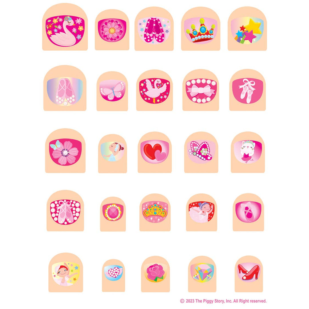 Ballet Nail Stickers and Activity Book Gift Pack