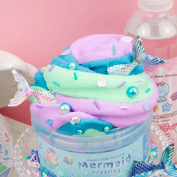 Mermaid Frosting Butter Slime