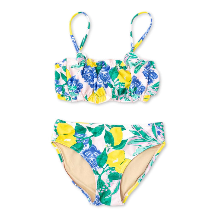 Santorini Citrus Smocked Two Piece