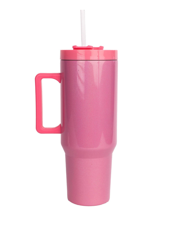 To-Go Handle Tumbler - Pearlized Pink 40oz