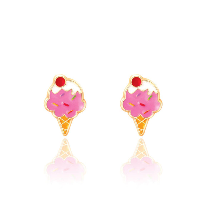 Ice Cream Dream | Cutie Stud Earrings | Hypoallergenic