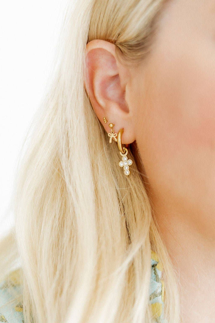 Screwback Stud Earrings - Millie Bow
