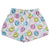 [820-3049S] Happy Check Plush Shorts