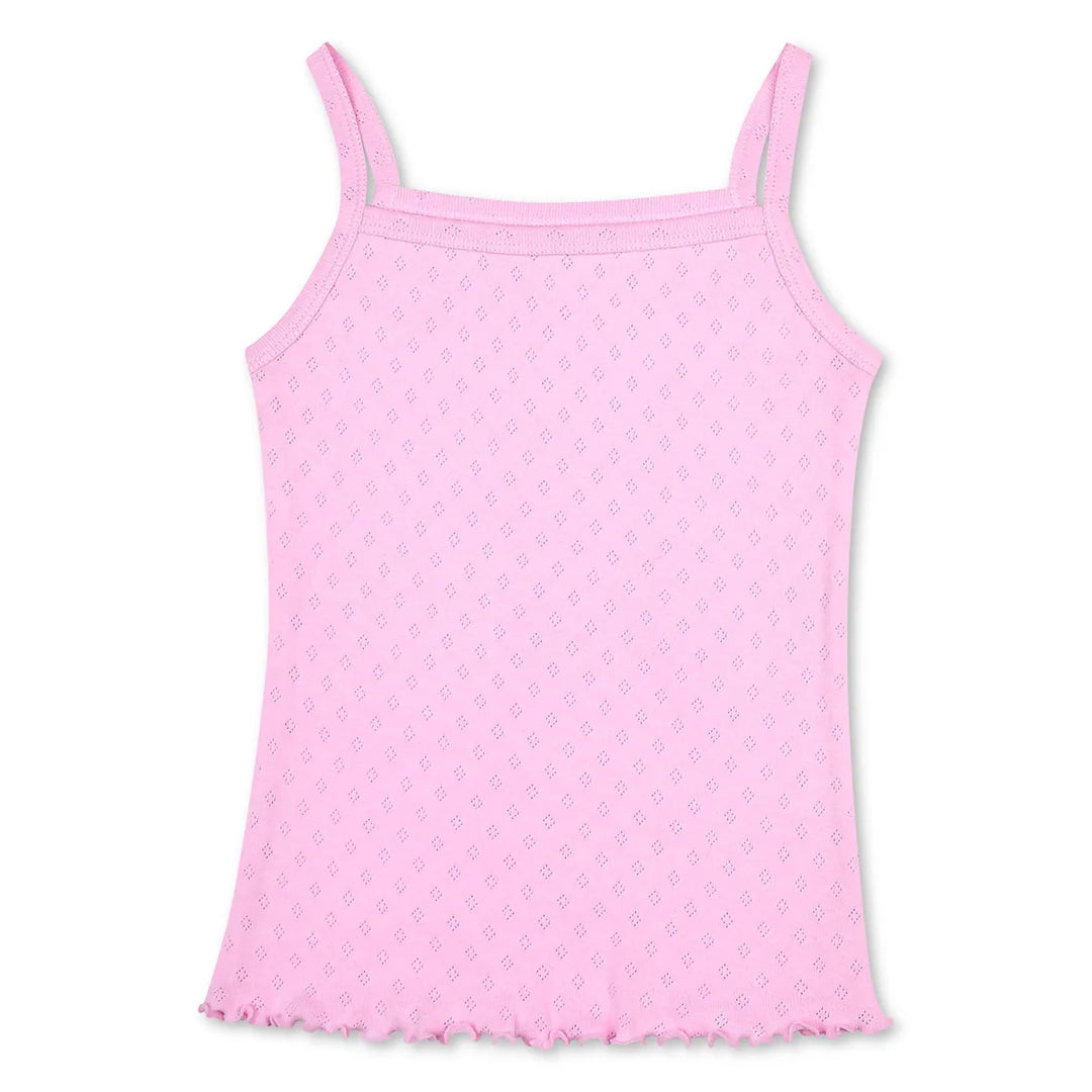 Pink Pointelle Tank&Shorts Set