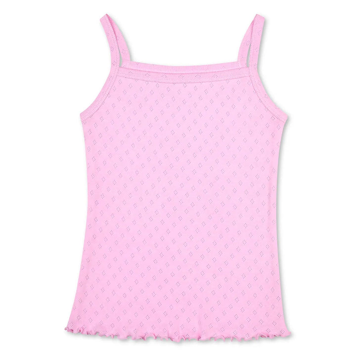 Pink Pointelle Tank&Shorts Set