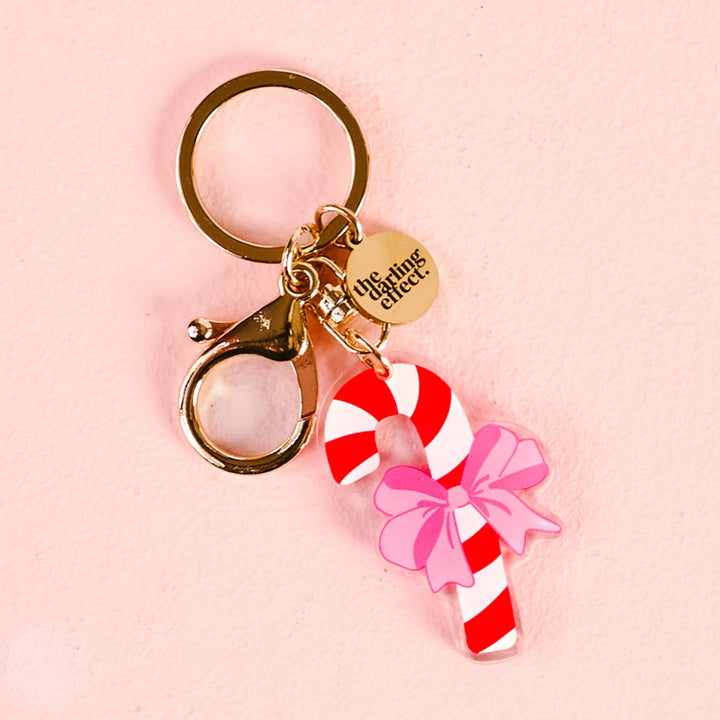 Acrylic Keychain-Candy Cane