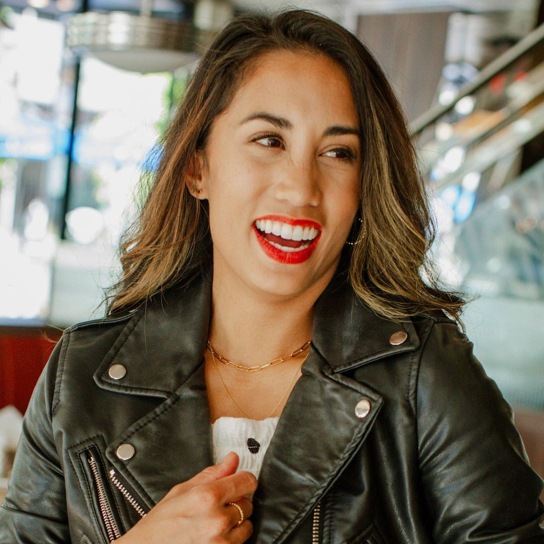 Paperclip Classic Gold Necklace Chain: Thick