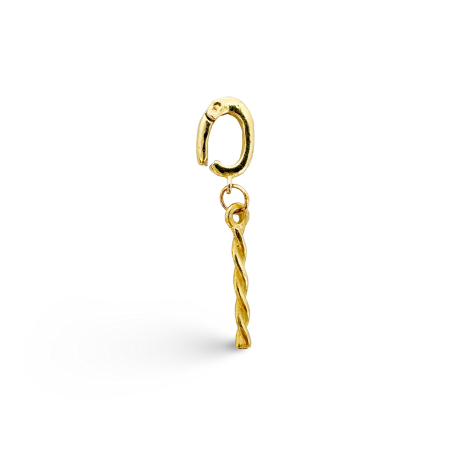 Alphabet Classic Gold Charms: K