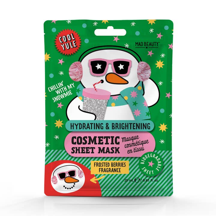 Cool Yule Snowman Sheet Mask