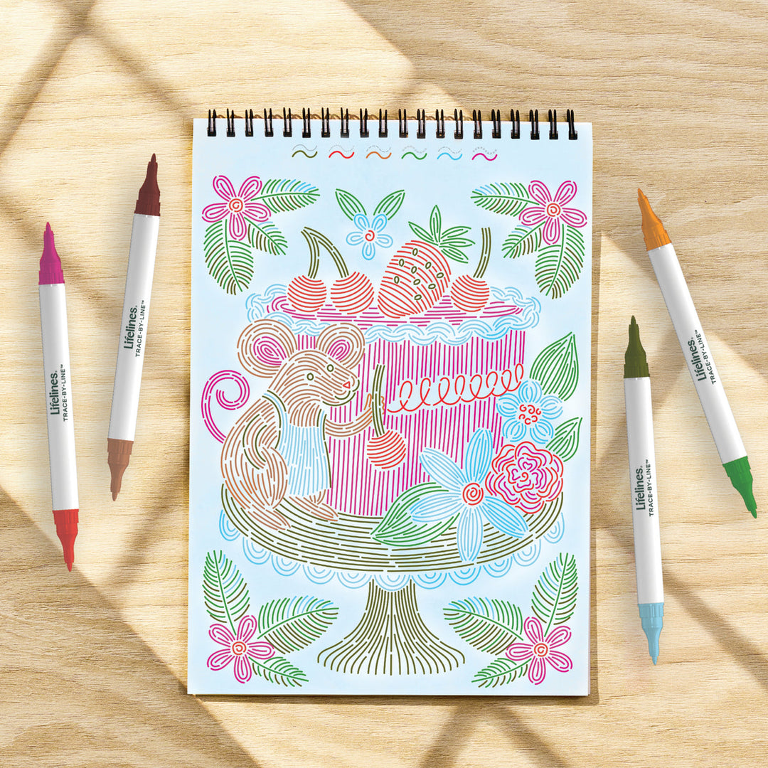 FlowArt: Trace-By-Line, Woodland Whimsy